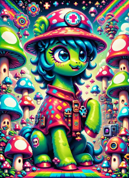 DonM - Shroom Kingdom 8bit [SD,SDXL,Pony]