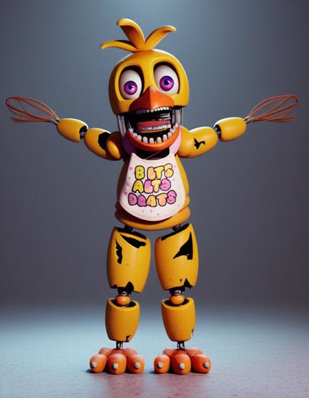 Withered Chica (Fnaf/Five Nights at Freddy's)