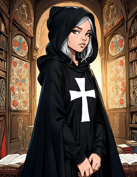 Knights Templar clothing SDXL