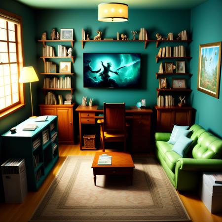 Scene: Bedroom v03 | AiHub-LGR版本V1 (ID: 1046851)