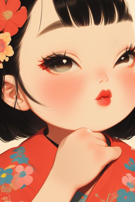 FRESH IDEAS@ hand-painted little chubby child