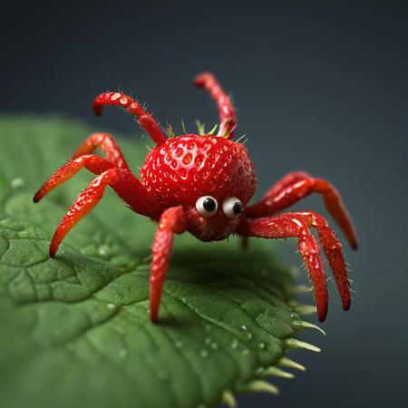 made of strawberry