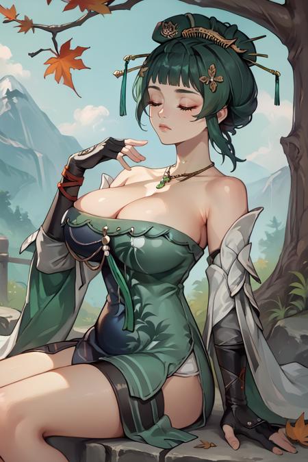 Hanying/含英 (Punishing: Gray Raven) SDXL LoRA [Pony Diffusion]