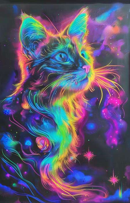 style of neon light drawing [SDXL] 434