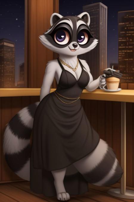 Pink-nosed Raccoon Girl (Kiff)
