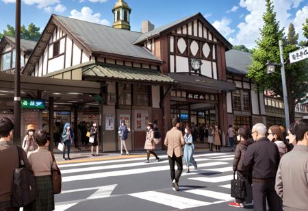 旧原宿駅 Old Harajuku Station SDXL