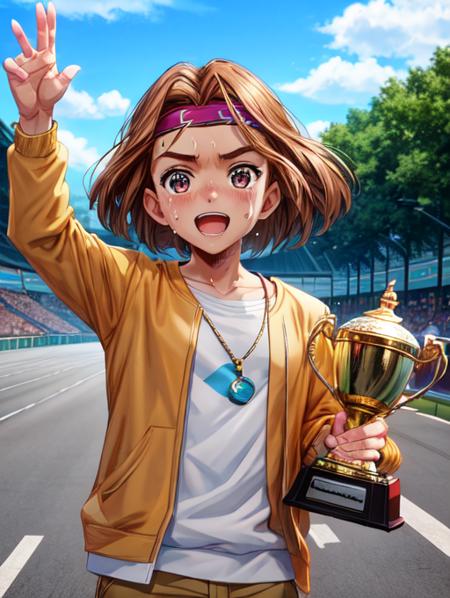 Scene - Trophy Hold - Celebrating Success! (100th Upload)