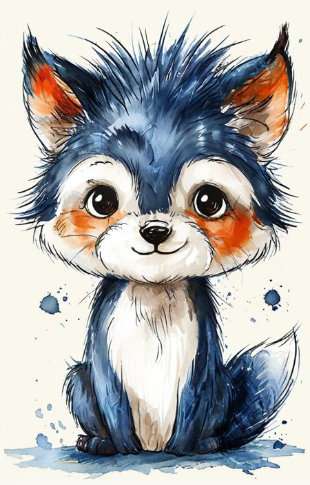 A painting style that combines blue and white colors - tangbohu [SDXL] 26