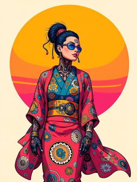 Neon Anime Punk FLUX