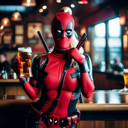 Lady Deadpool - Flux1.D & SDXL Realistic & Comics
