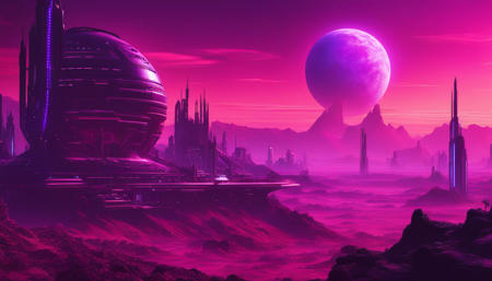 Alien Planet Concept Art (VW Style)