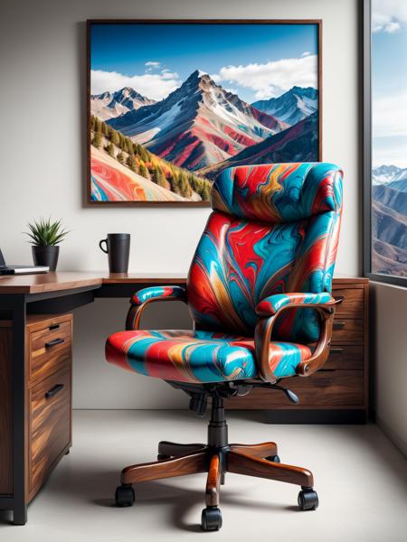 Colorful Marbled Paper FLUX & SDXL