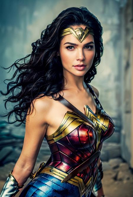 这个虚拟人有点像盖尔加朵（正义联盟系列） This virtual girl looks a bit like GalGadot（justice league series）