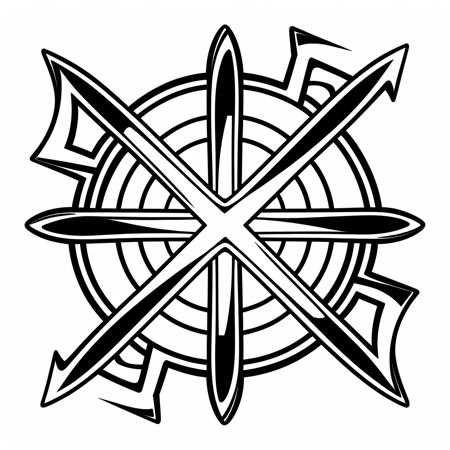 HEZI_黑白纹样纹身图案版本v1.0 (ID: 985787)