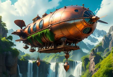 Dynamic Wildcard - steampunk aircraft unleashed