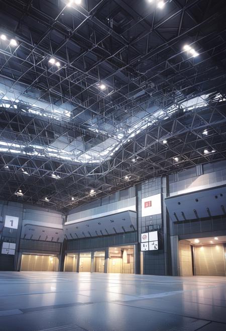 東京ビッグサイト東展示場  / TokyoBigSight EASTHALL indoors SDXL