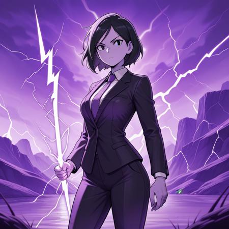 Holding Zeus ThunderBolt [ Concept ] [ Weapon] [ PXL / illustrious ] by Leaf