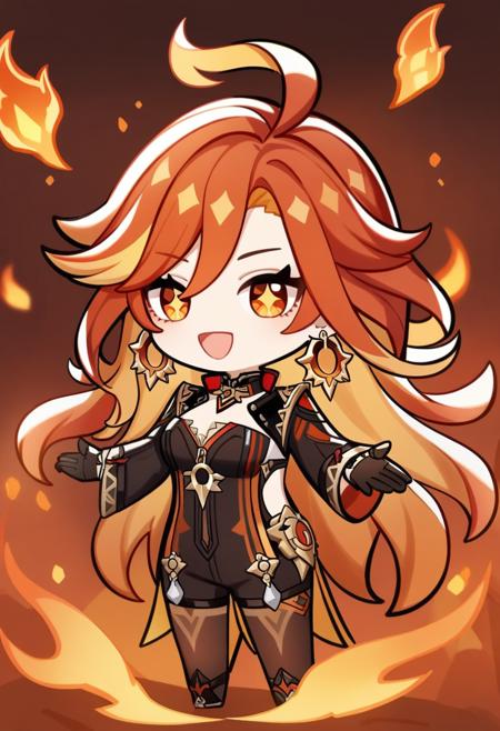 Genshin_XL| Mavuika 玛薇卡 火神 Genshin Impact 原神版本Animagine-xl-3.1 (ID: 639442)