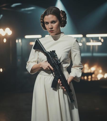 Leia Organa (Star Wars) - slave Leia and white costume