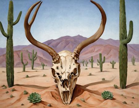 Georgia O'Keeffe SDXL 1.0 Art Style LoRA版本v1.0 (ID: 166745)