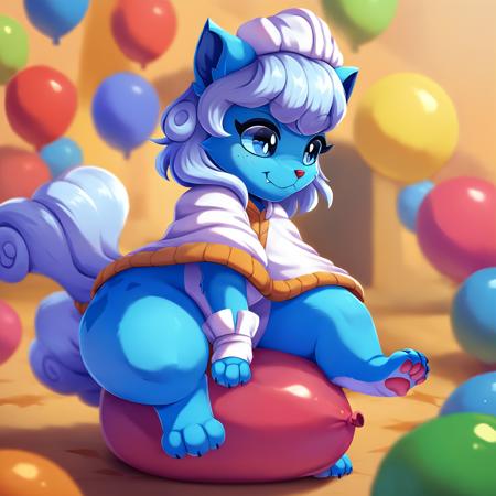 Sitting on a Balloon for PonyDiffusionXL v6