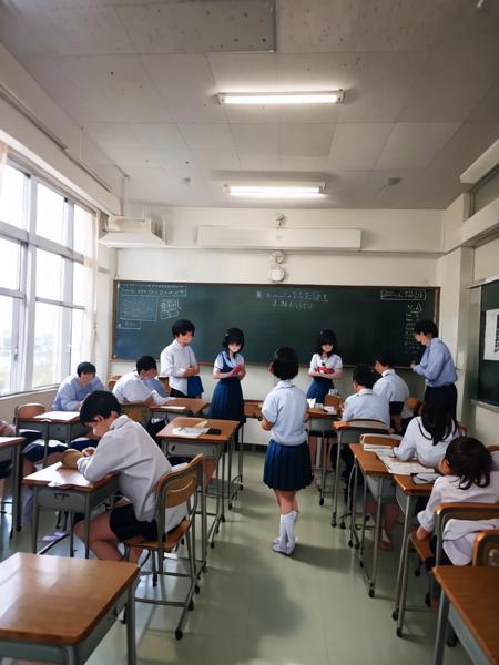 学校 School Building Scenery LoRA