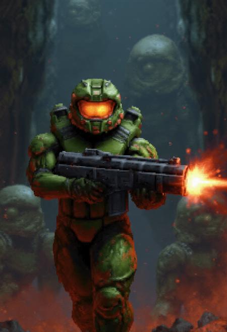 DOOM (1993) Style [FLUX]