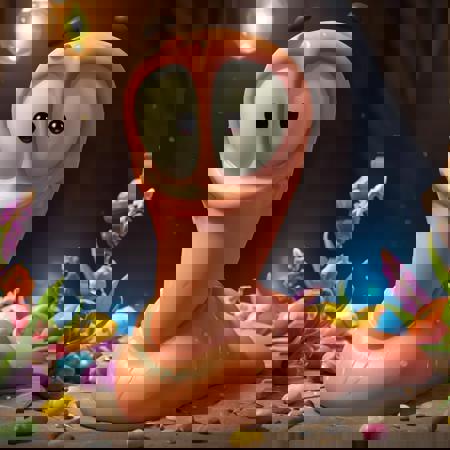 Worms Team17 render mix [SDXL]