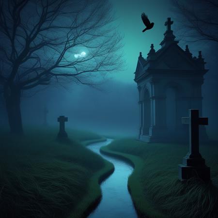 Haunted Streets of Highgate: A Gothic Cemetery Lora