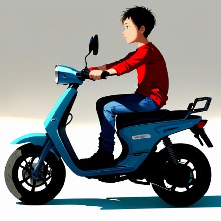Driving Motor Scooter (Concept)