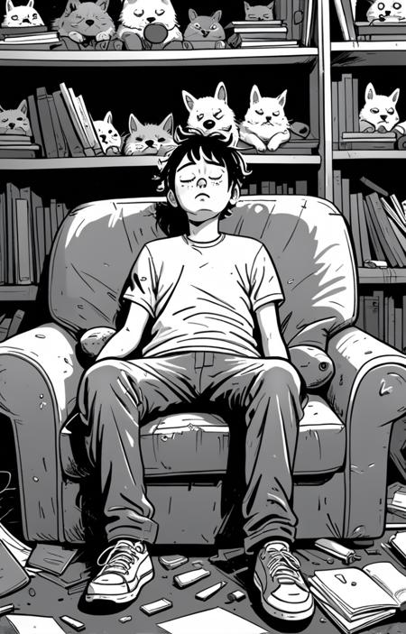 style of exhausted people [SDXL] 373