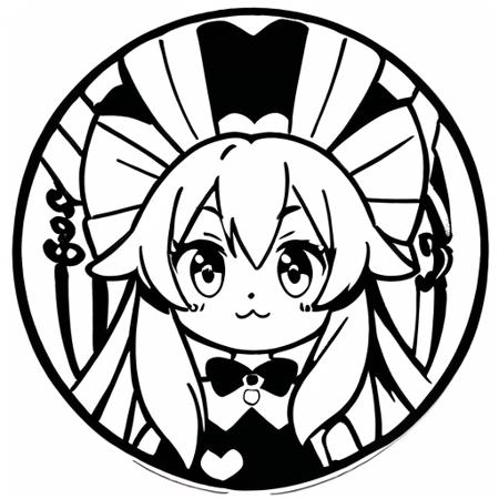 Vynstick  BW vinyl sticker LORA版本ANY3 Version (ID: 16390)