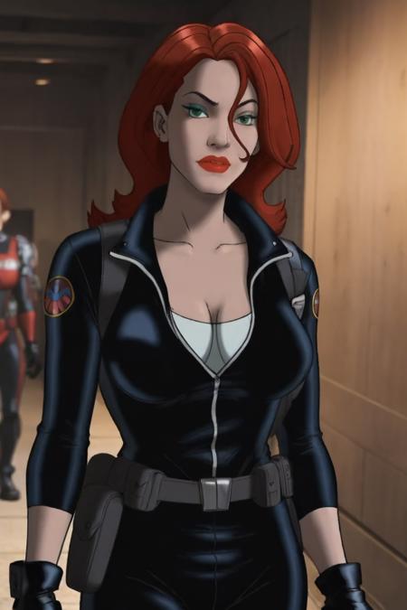 Black Widow | 2 Attires | Ultimate Avengers: The Movie | KoFi Commissioned | ownwaifu