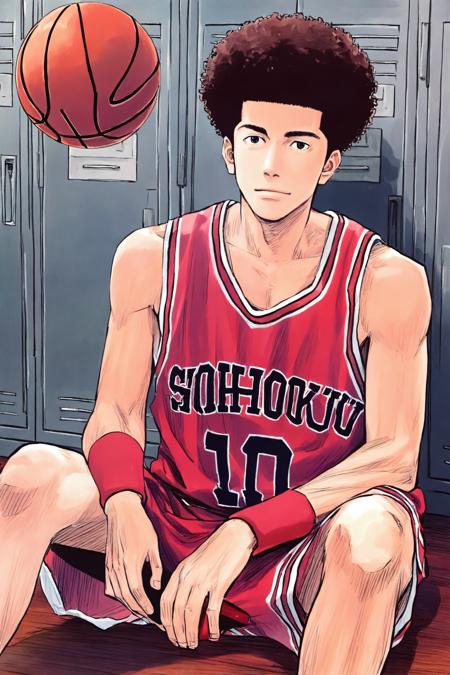 [illustrious XL] Inoue Takehiko/井上雄彦 《SLAM DUNK》/《灌篮高手》 樱木花道、流川枫 - Artist Style