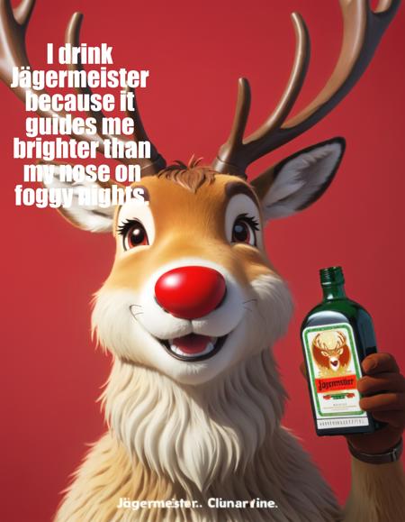 Jaegermeister Advertising 70s [SDXL]