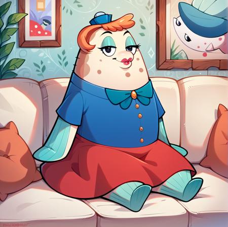 Ms. Puff (Spongebob Squarepants) for PonyXL
