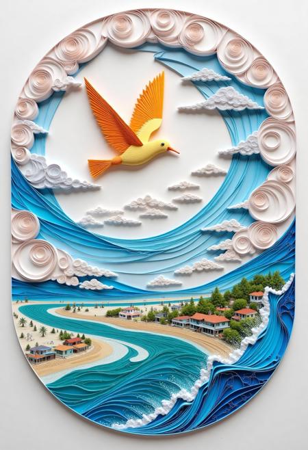 Paper Quilling And Layering Style - [Flux/SDXL/SD1.5]