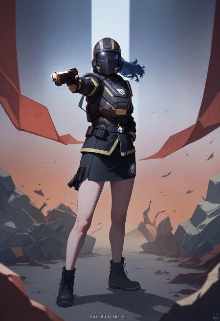 Yusuf Dikec's Gun Pose | 2024 Summer Olympics | Concept / Pose LoRA XL