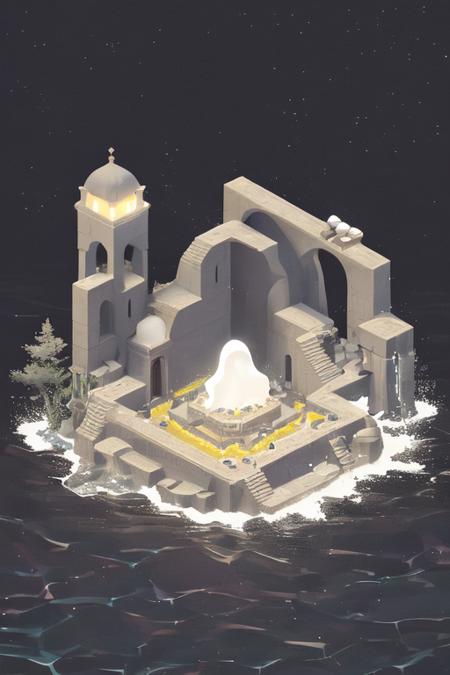 Monument Valley-ArtStyle LoRA