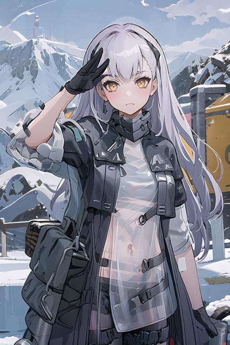 Girls' Frontline-Tololo / AK-alfa  (With multires noise version)