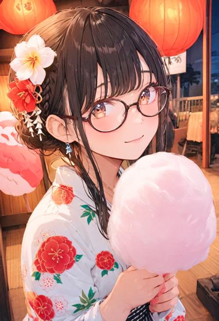 わたあめ cotton candy SDXL