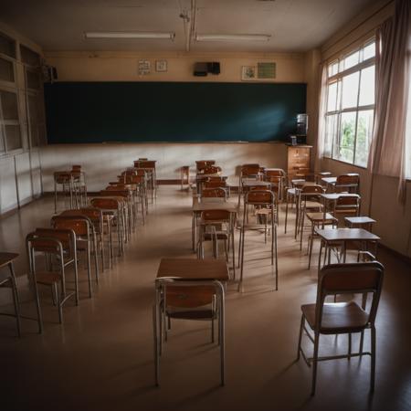 学校 School Building Scenery LoRA版本SDXL_V1 (ID: 142000)