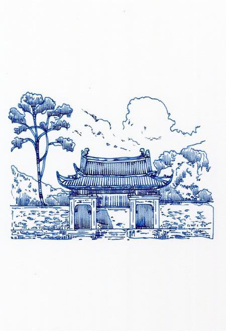 Blue Ink Pen SketchStyle