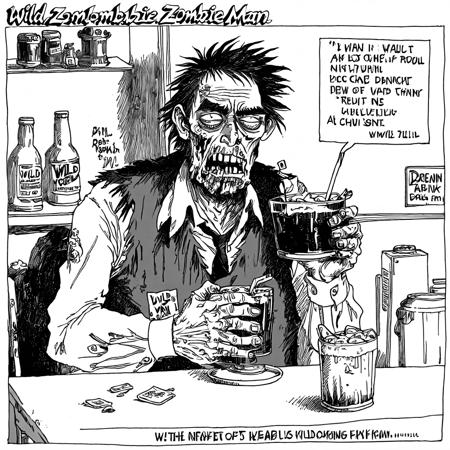 B. Kliban Style版本SDXL v1.0 (ID: 218910)