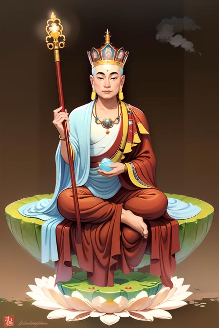 Ksitigarbha Bodhisattva 地藏王菩萨版本v1 (ID: 121641)