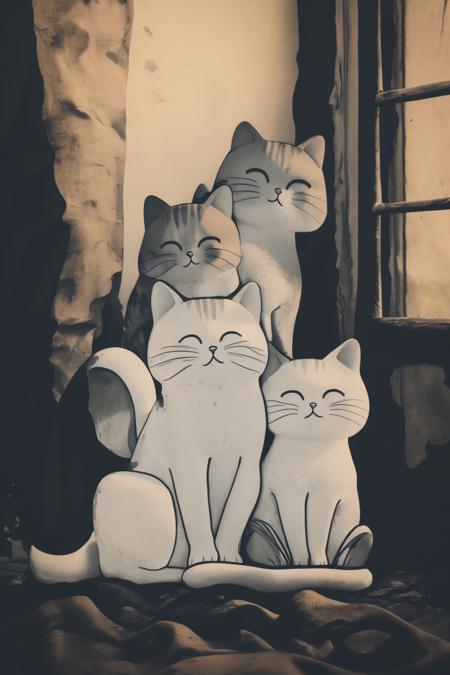 A strange combination of cat and mushroom - tangbohu 10
