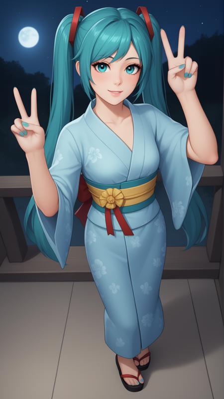 Everlasting Summer Miku by GraffMetal (non-commercial use only)
