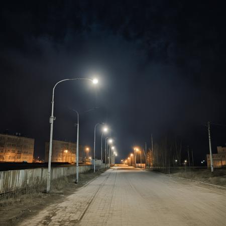 Night Russian Suburbs