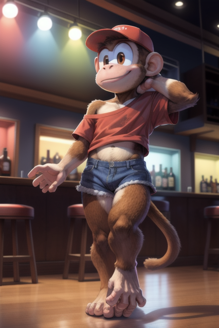 Diddy Kong (Donkey Kong Series), Furry Character LoRA
