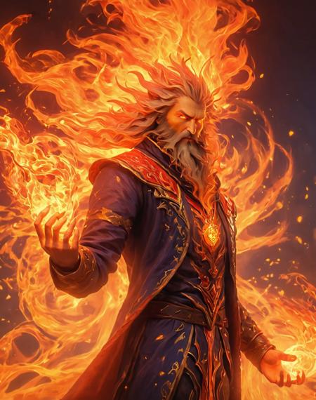 Fiery aura XL - Burning passion